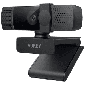 Aukey 1080p PC Webcam w/ Privacy Cover for $18