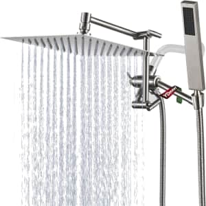 10" Rainfall Shower Head and Handheld Combo for $44