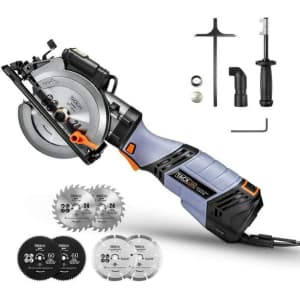 Tacklife 6.2A 220V Corded Electric Circular Saw for $100