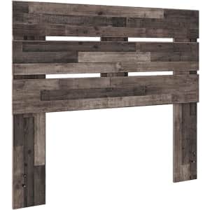 Signature Design by Ashley Neilsville Butcher Block Panel Full Headboard for $110