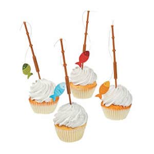 Fun Express Little Fisherman Fishing Pole Picks (set of 25) Party Supplies for $8