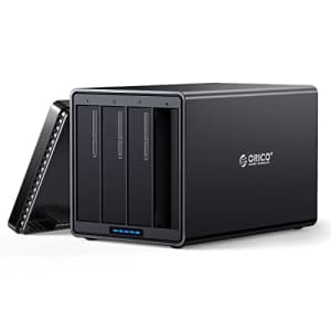 ORICO 4 Bay External Raid Hard Drive Enclosure Magnetic Aluminum Type C to SATA for 3.5inch HDD for $170