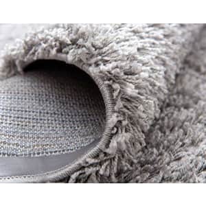 Unique Loom Solo Solid Shag Collection Modern Plush Cloud Gray Runner Rug (2' 6 x 13' 0) for $57 Unique Loom Solo Solid Shag Collection Modern Plush Cloud Gray Runner Rug (2' 6 x 13' 0) for $57