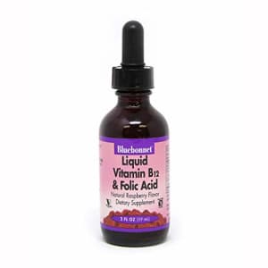 Bluebonnet Liquid Vitamin B-12 and Folic Acid, Raspberry, 2 Fl Oz, 2.0 Ounces for $18