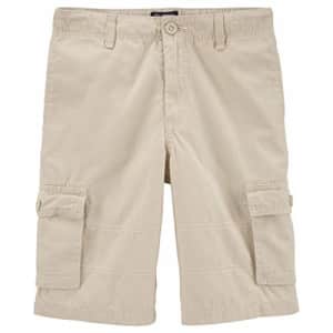 OshKosh B'Gosh Osh Kosh Boys' Cargo Shorts, Pebble, 2T for $12