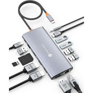 Novoo 14-in-1 USB-C Docking Station for $30