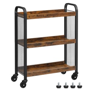 Vasagle 3-Tier Narrow Storage Cart for $60 w/ Prime