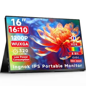 Ingnok 16" 1200p HDR IPS LED Portable Monitor for $75 w/ Prime