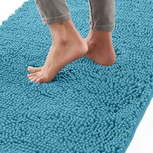 Gorilla Grip Bath Rug, 60x24, Thick Soft Absorbent Chenille Rubber Backing Bathroom Rugs, for $29