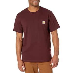 Carhartt Men's Relaxed Fit Heavyweight Pocket 1889 Graphic T-Shirt for $15