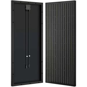 100W 12V Monocrystalline Solar Panel for $130