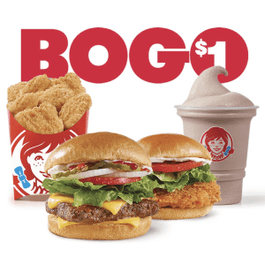 BOGO $1 extra