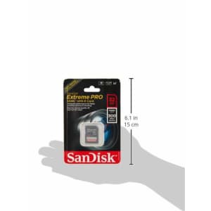 Sandisk Extreme Pro - Flash Memory Card - 32 GB - SDHC UHS-II - Black for $55
