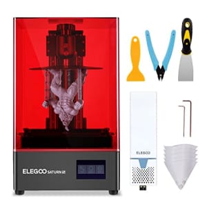 ELEGOO Saturn S 3D Printer, MSLA UV Resin Printer with 9.1 inch 4K Monochrome LCD, Odor Reducing for $330