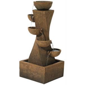 John Timberland Lighting Cascading Bowls 28" Fountain for $110 John Timberland Lighting Cascading Bowls 28" Fountain for $110
