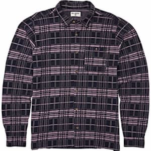 Billabong Men's Swindler Long Sleeve Shirt Blue Large for $44