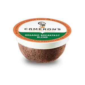 Cameron's Coffee Single Serve Pods, Organic Breakfast Blend, 12 Count (Pack of 6) for $31