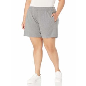Norma Kamali Women's Shorts, Medium Heather Grey/Reflective, XL/38 for $12