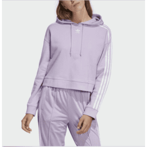 adidas Women's Cropped Hoodie for $23 adidas Women's Cropped Hoodie for $23