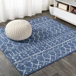 JONATHAN Y MOH101A-5SQ Moroccan Hype Boho Vintage Diamond Indoor Area-Rug Bohemian Easy-Cleaning for $43