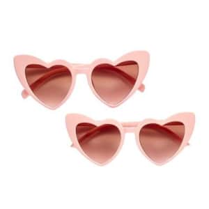 Crown & Ivy Mommy and Me Large Heart Sunglasses for $17