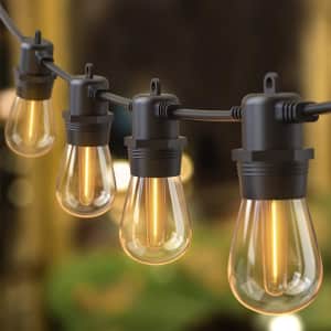 Quntis 53-Foot LED Outdoor String Lights for $22 Quntis 53-Foot LED Outdoor String Lights for $22