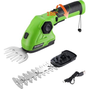 Workpro Cordless Grass Shear & Shrubbery Trimmer for $36
