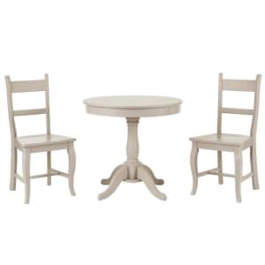 StyleWell Wood Round 3-Piece Dining Set for $179 StyleWell Wood Round 3-Piece Dining Set for $179