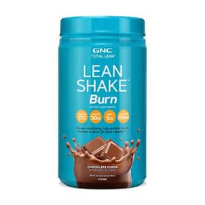 GNC Total Lean Lean Shake Burn Protein Powder - Chocolate Fudge, 16 Servings, High-Protein to Burn for $40