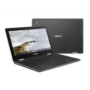 ASUS Chromebook Flip C214 2-In-1 Laptop- 11.6 Ruggedized and Spill Resistant 360 Degree for $207