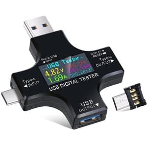 2-in-1 Type-C USB Multimeter Tester for $9