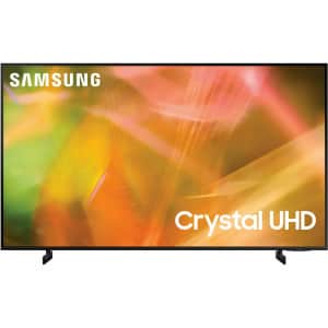 Samsung AU8000 UN55AU8000 55" 4K HDR LED UHD Smart TV for $438