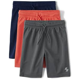 The Children's Place,Basketball Shorts,boys,Blue/Grey/Orannge 3 Pack,XX-Large for $19
