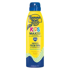 Banana Boat SPF 100 UltraMist Kids MAX Protect & Play 6-oz. Spray Sunscreen for $11