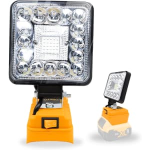 Cordless 27W LED Work Light (Tool only) for $15