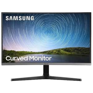 SAMSUNG 32" Class CR50 Curved Full HD Monitor - 60Hz Refresh - 4ms Response Time - LC32R502FHNXZA for $180