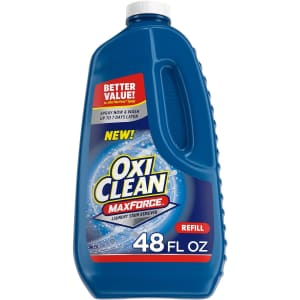 OxiClean Max Force Laundry Stain Remover 48-oz. Spray Refill for $10