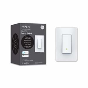 C by GE On/Off 4-Wire Paddle Style Smart Switch - Works with Alexa + Google Home Without Hub, for $17