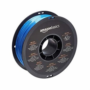 AmazonBasics Silk PLA 3D Printer Filament, 1.75mm, Blue, 1 kg Spool (2.2 lbs) for $25 AmazonBasics Silk PLA 3D Printer Filament, 1.75mm, Blue, 1 kg Spool (2.2 lbs) for $25