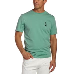 Nautica Men's Pacific Sailing Club T-Shirt, Fin Green, Large for $18