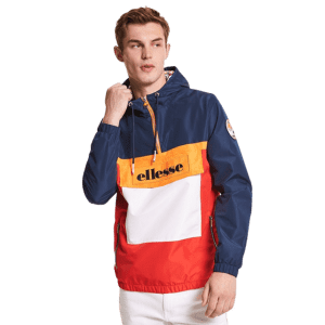 Michael Kors Men's MK x ellesse Color-Block Woven Windbreaker Jacket for $118