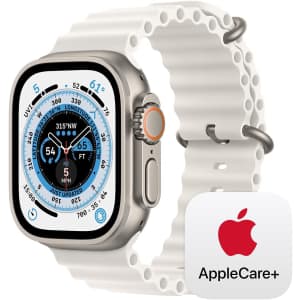 Apple Watch Ultra GPS + Cellular 49mm Smartwatch w/ 2-Year AppleCare+ for $800