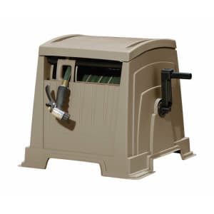 Suncast Slide Trak Hideaway Hose Cart for $40