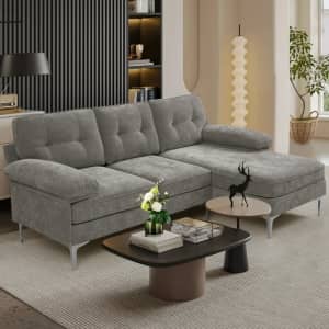 3-Seater Convertible Sectional Sofa for $398