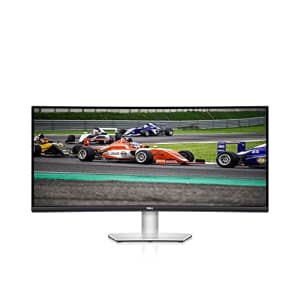 Dell S3422DW - 34-inch WQHD 21:9 Curved Monitor, 3440 x 1440 at 100Hz, 1800R, Built-in Dual 5W for $350