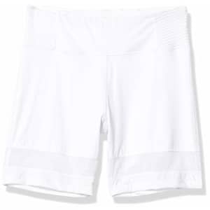 Body Glove Active Women's Mercury Performance FIT Activewear Short with Pintuck Detail, Snow, Small for $38
