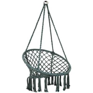 Equip Macrame Outdoor Hammock Chair for $55