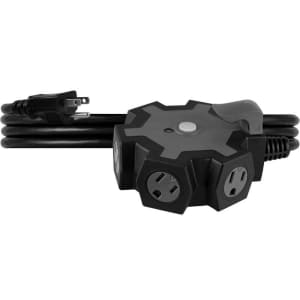 UltraPro 15-Foot 5-Outlet Extension Cord Hub for $10