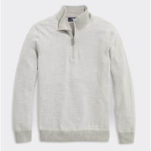 Vineyard Vines Men's Boathouse Stripe Mock Neck Sweater for $104