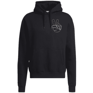 adidas Men's Originals Peace Sign Hoodie for $17 adidas Men's Originals Peace Sign Hoodie for $17